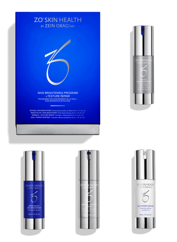 ZO SKIN ערכת הבהרה - Skin Brightening program & texture repair